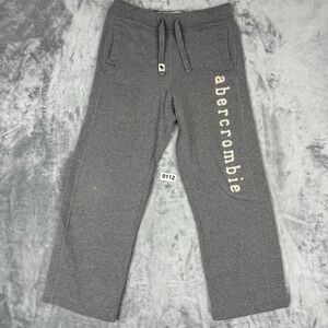 Abercrombie & Fitch Women's Grey Sweatpants Kids Medium Drawstring Sweats